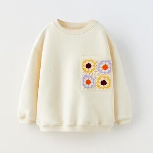 Zara Crochet Sweater 4T